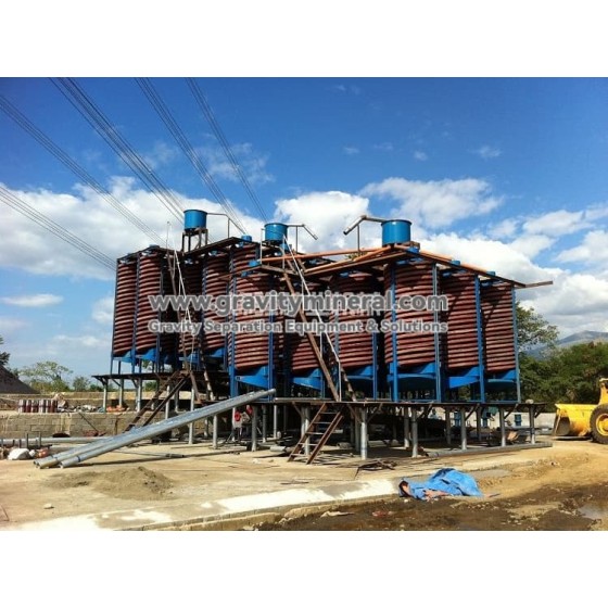 Soluzione per il trattamento dei minerali alluvionali di cromo (gravità + separazione magnetica)