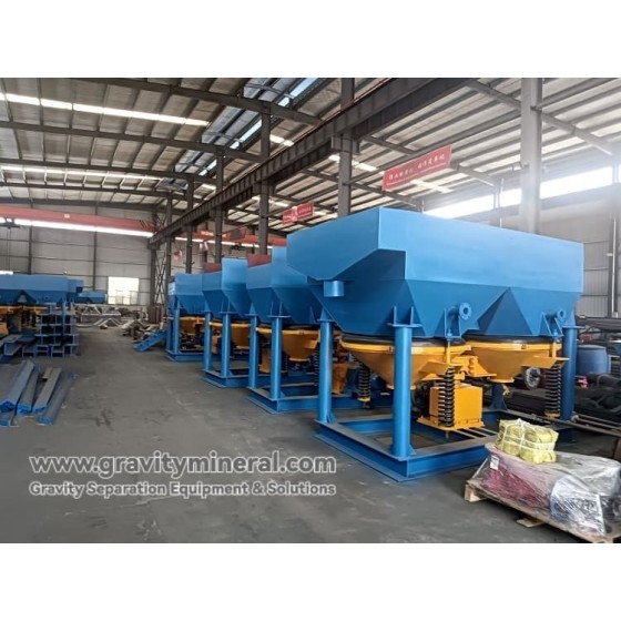 Soluzioni di separazione di gravità del minerale alluvionale del diamante