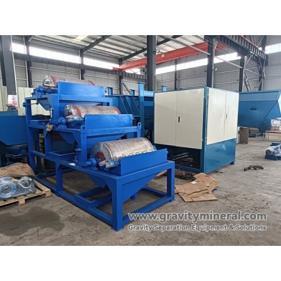 Soluzione per il trattamento del minerale di ferro (separazione magnetica e per gravità)